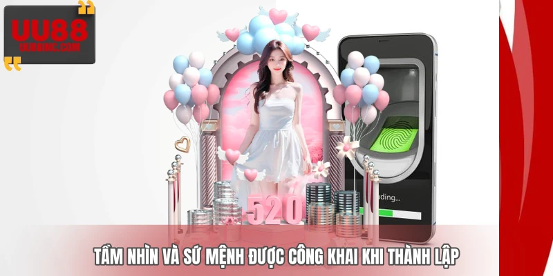 Tầm nhìn và sứ mệnh được công khai khi thành lập